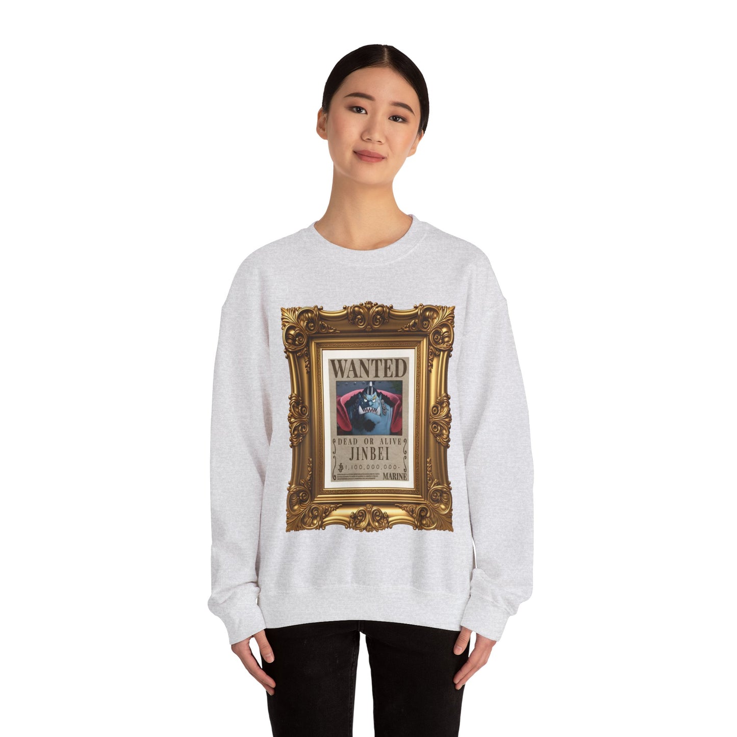 One Piece - Fine Art Jimbei Unisex Heavy Blend™ Crewneck Sweatshirt