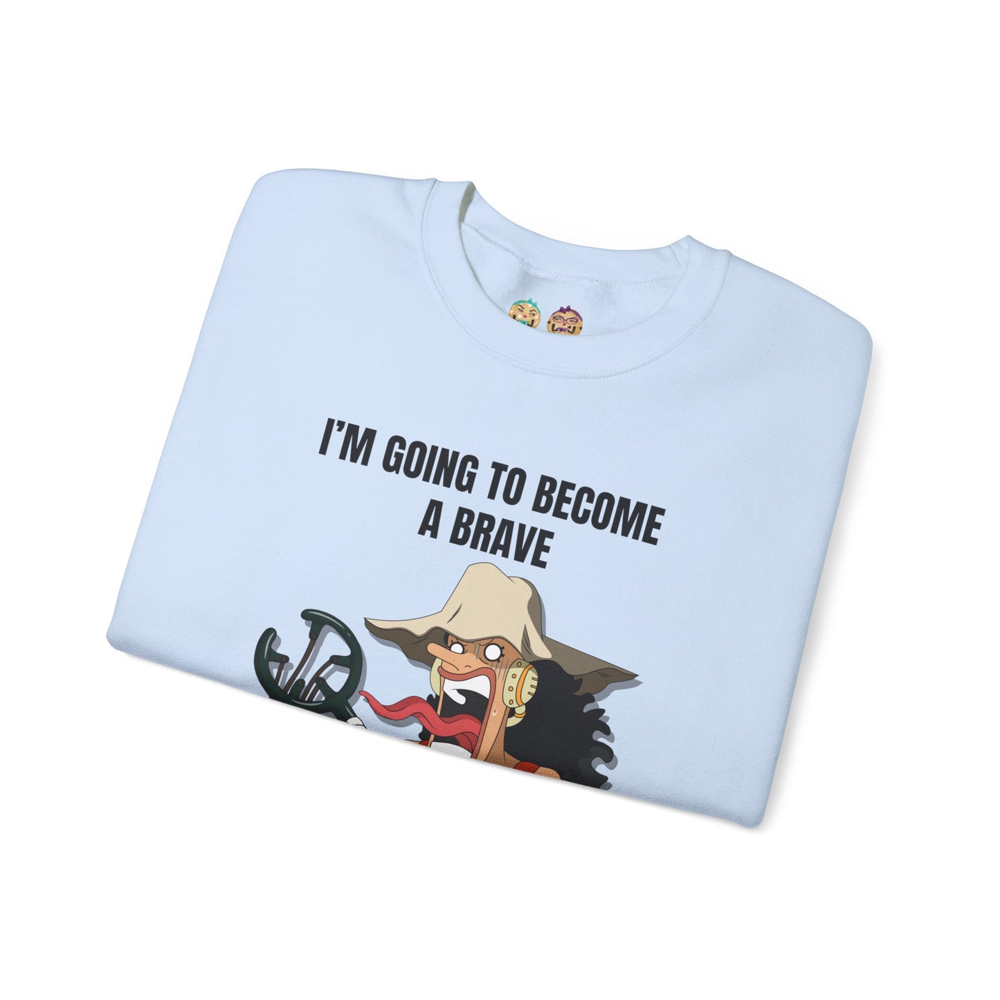 One Piece - Brave-ish Warrior of the Sea Unisex Heavy Blend™ Crewneck Sweatshirt