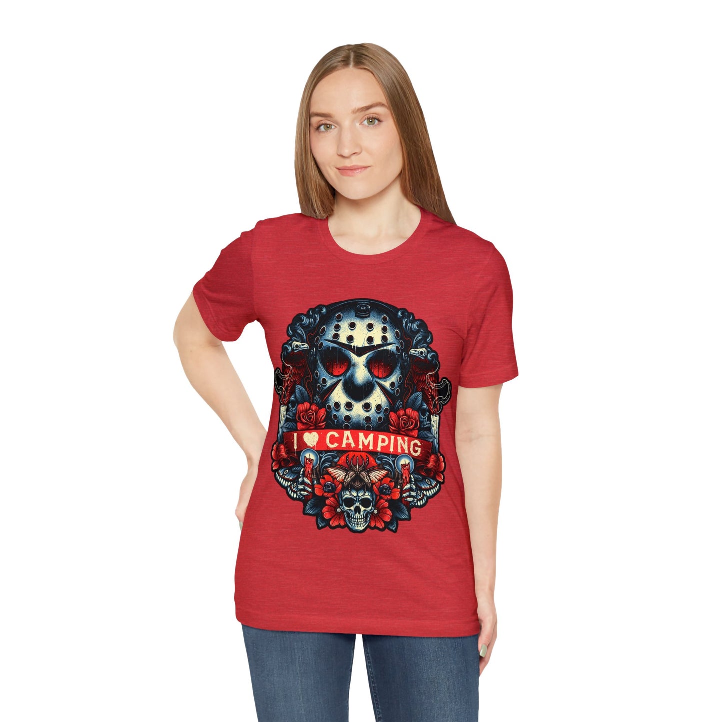 Friday the 13th - I Heart Camping Short Sleeve Tee