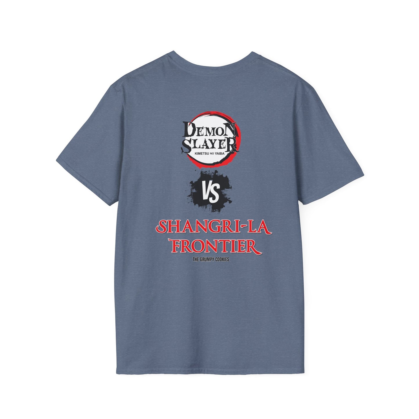 Shangri-la Frontier vs Demon Slayer- Boar Head vs Bird Brain Graphic Tee