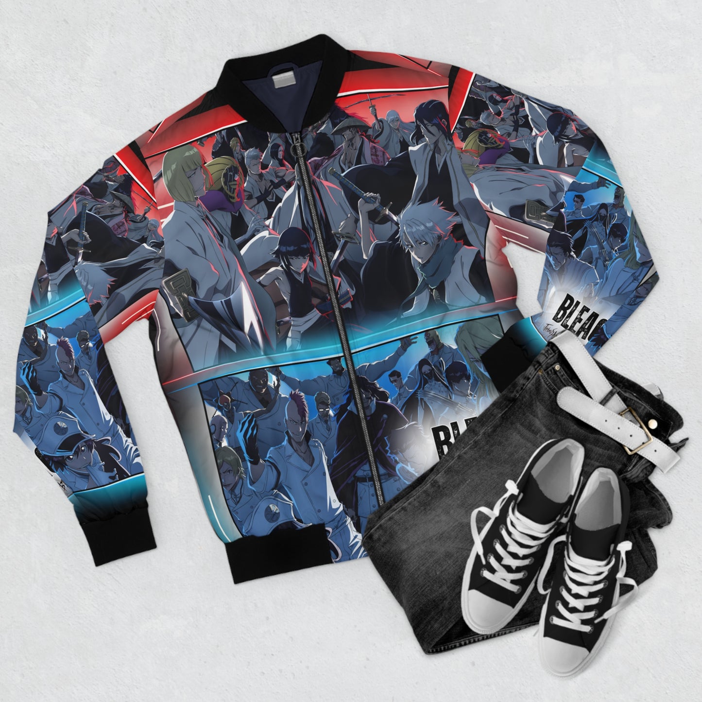 Bleach - Quincy vs Reaper Men's Bomber Jacket