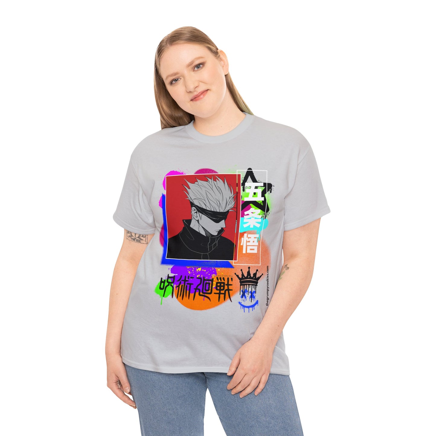 Jujutsu Kaisen - Emo Gojo Unisex Heavy Cotton Tee