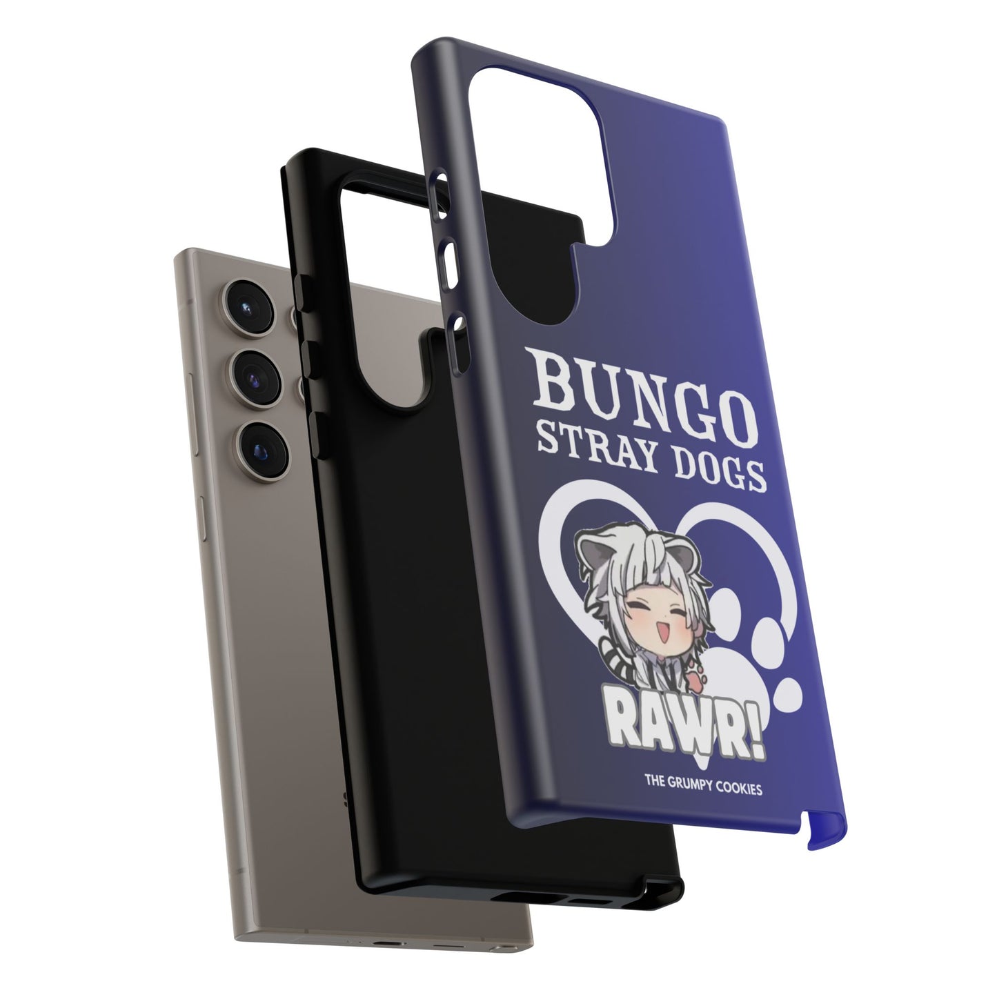 Bungo Stray Dogs - RAWR! Samsung S10-S24 Ultra Tough Phone Case