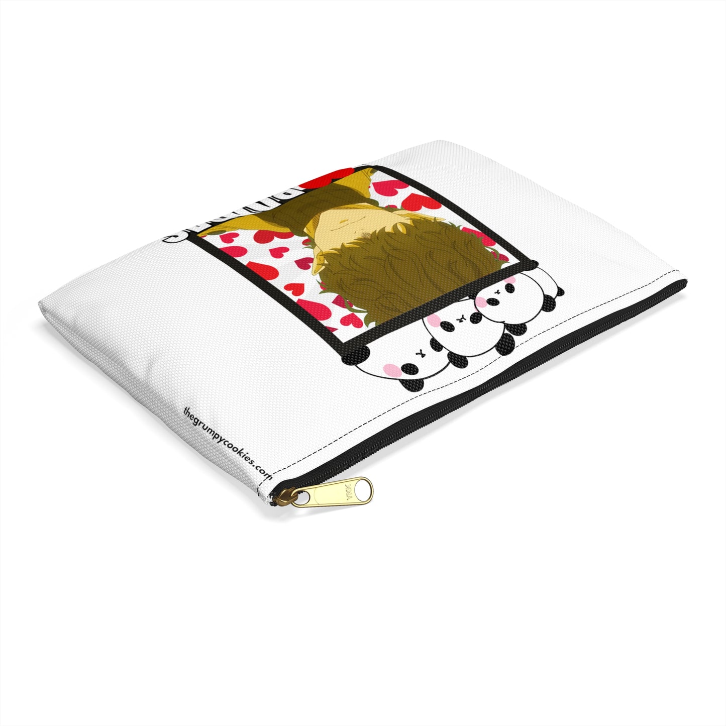 Mr. Villain's Day Off - I Love Pandas Accessory Pouch