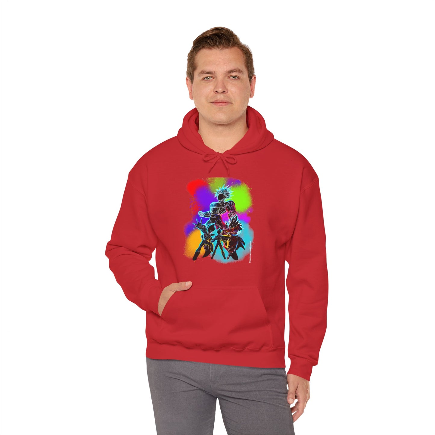 Dragon Ball - Technicolor Unisex Heavy Blend™ Hooded Sweatshirt