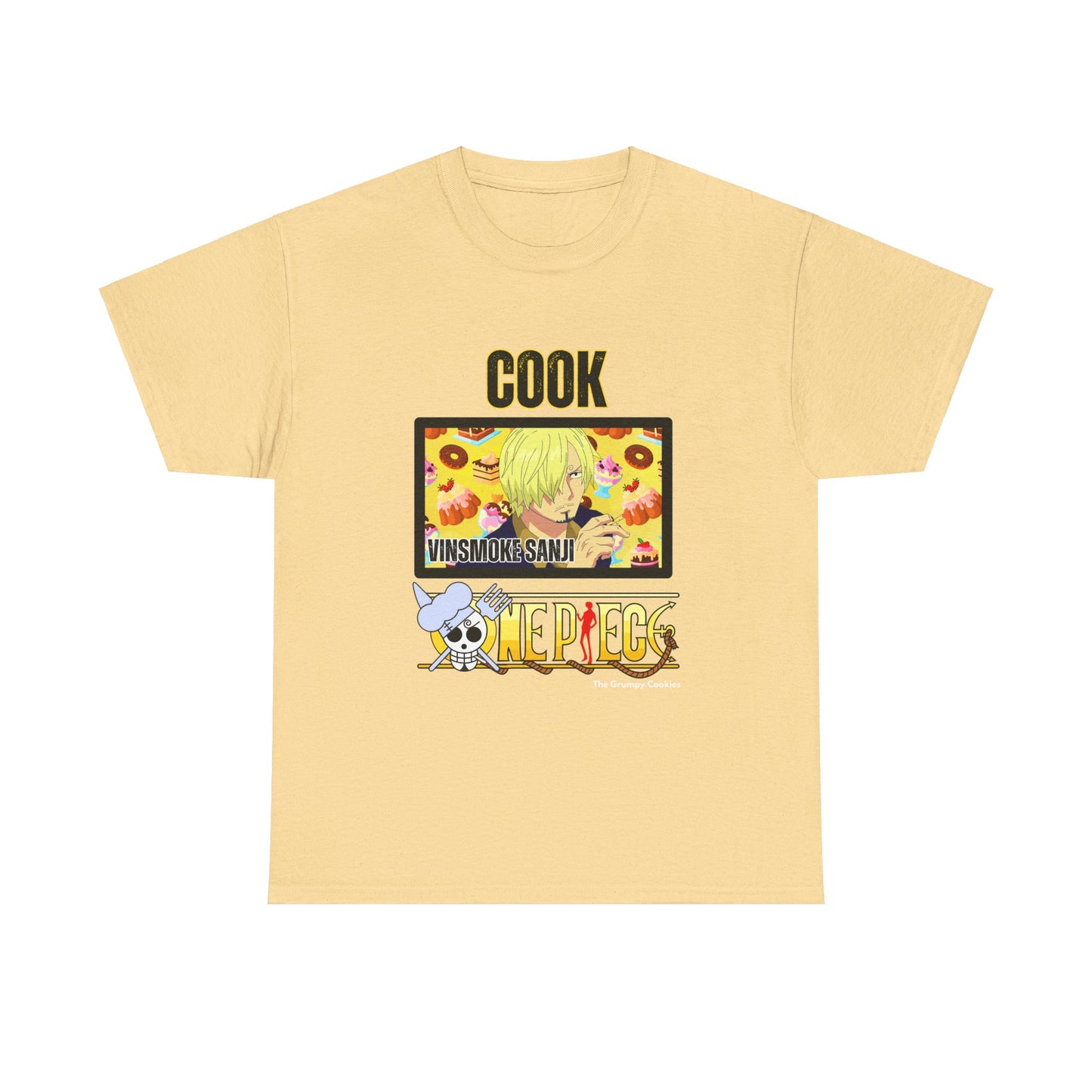 One Piece - Cook Sanji Unisex Heavy Cotton Tee