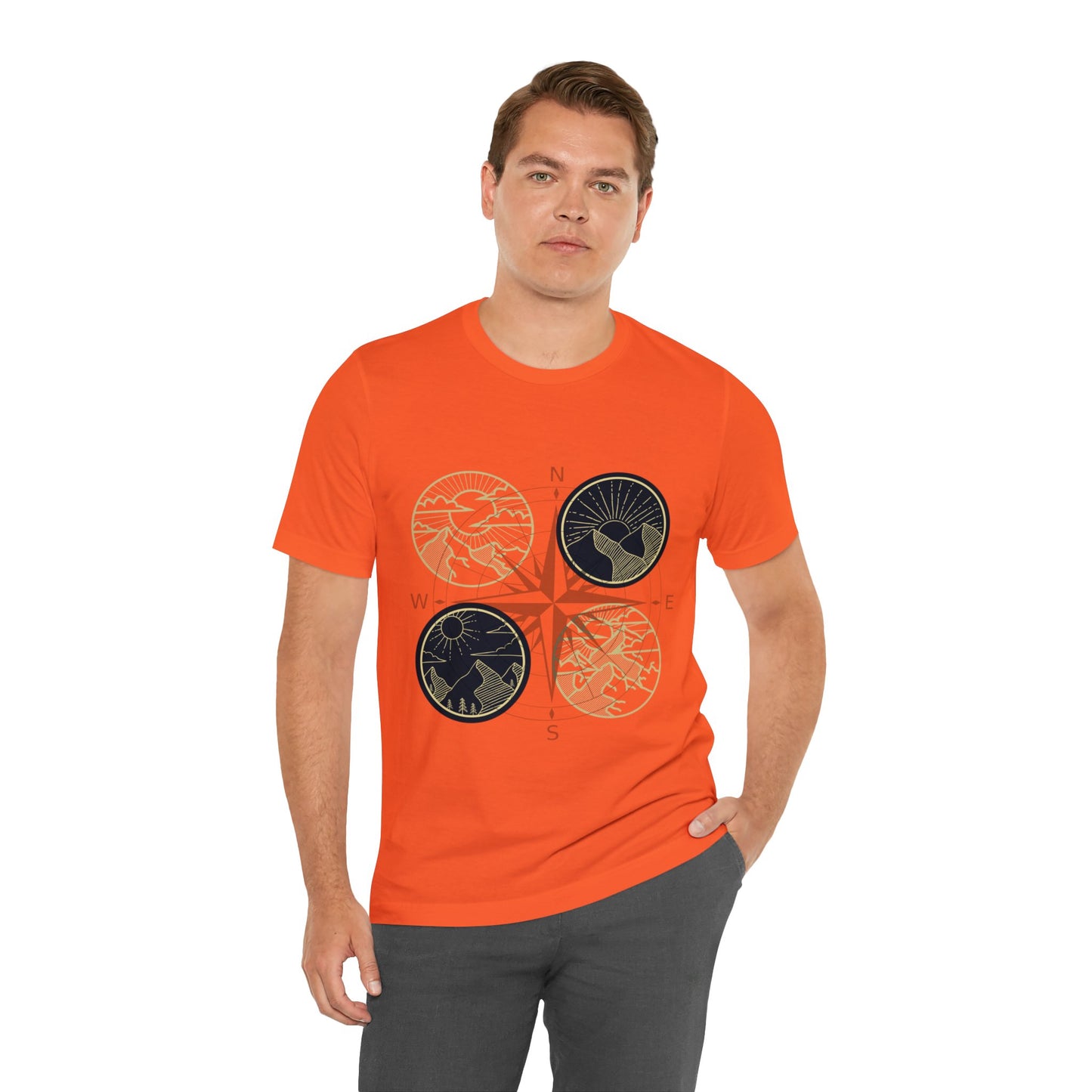 The Grumpy Cookies - Compass Short Sleeve Tee