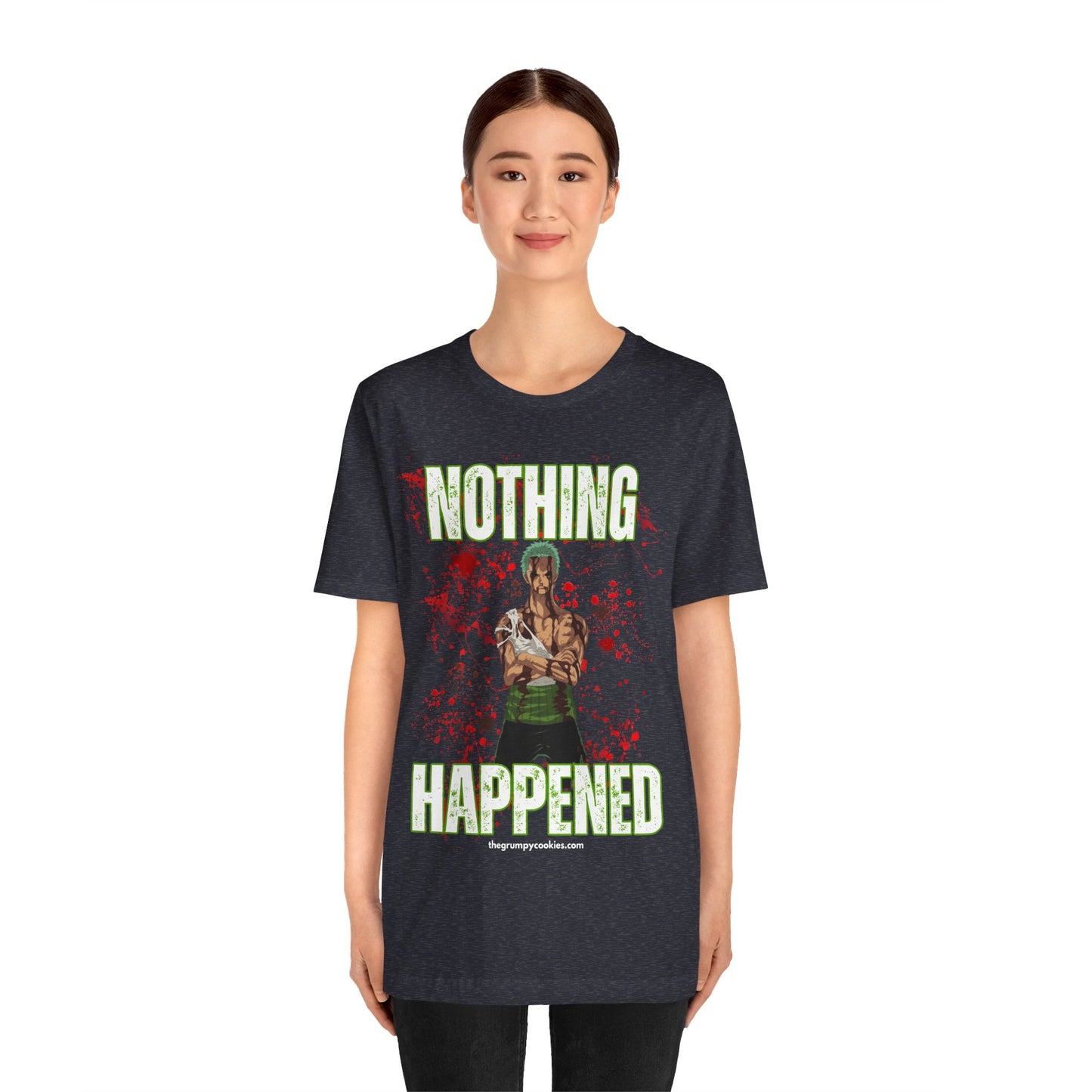 One Piece - Nothing Happened Unisex Jersey Short Sleeve Tee