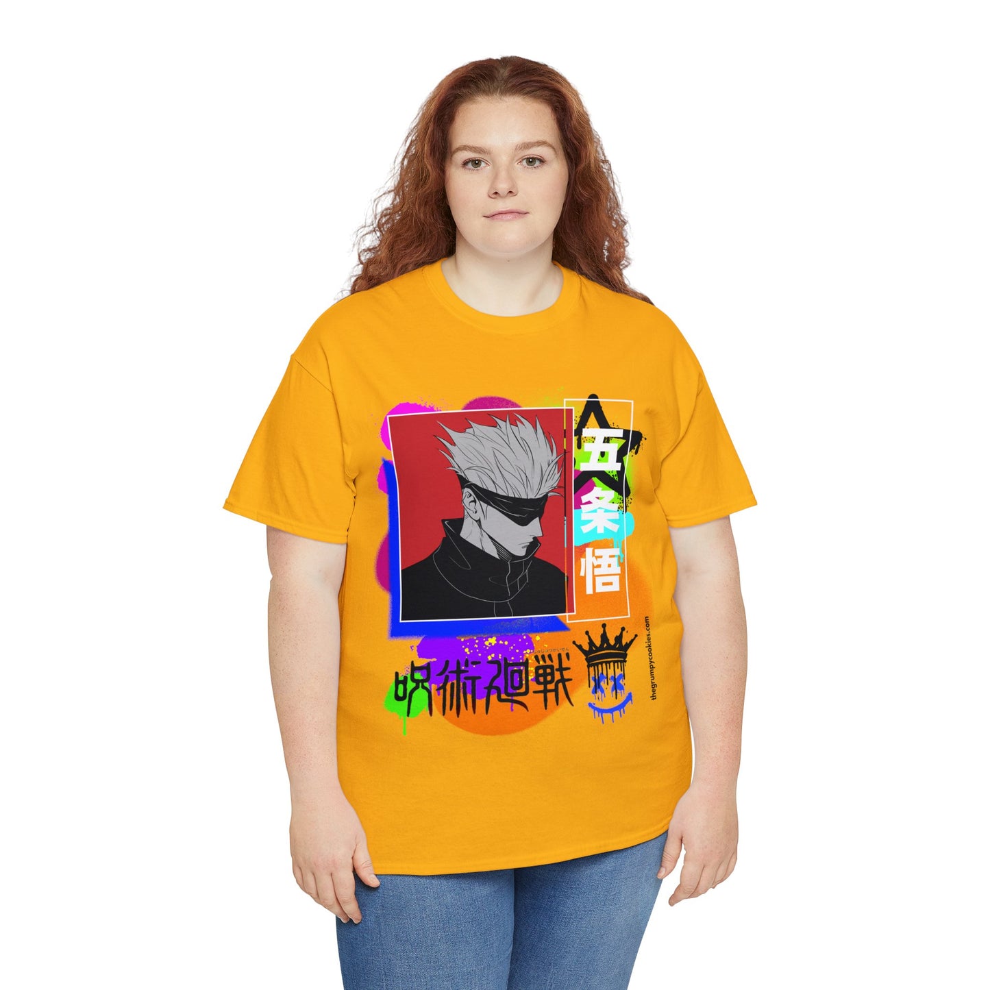 Jujutsu Kaisen - Emo Gojo Unisex Heavy Cotton Tee