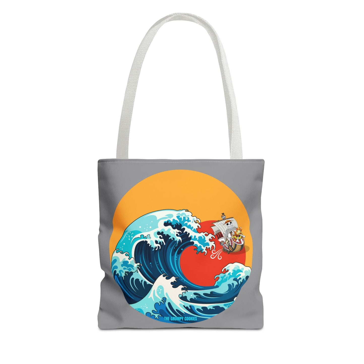 One Piece - Riding the Wave Grey Tote Bag