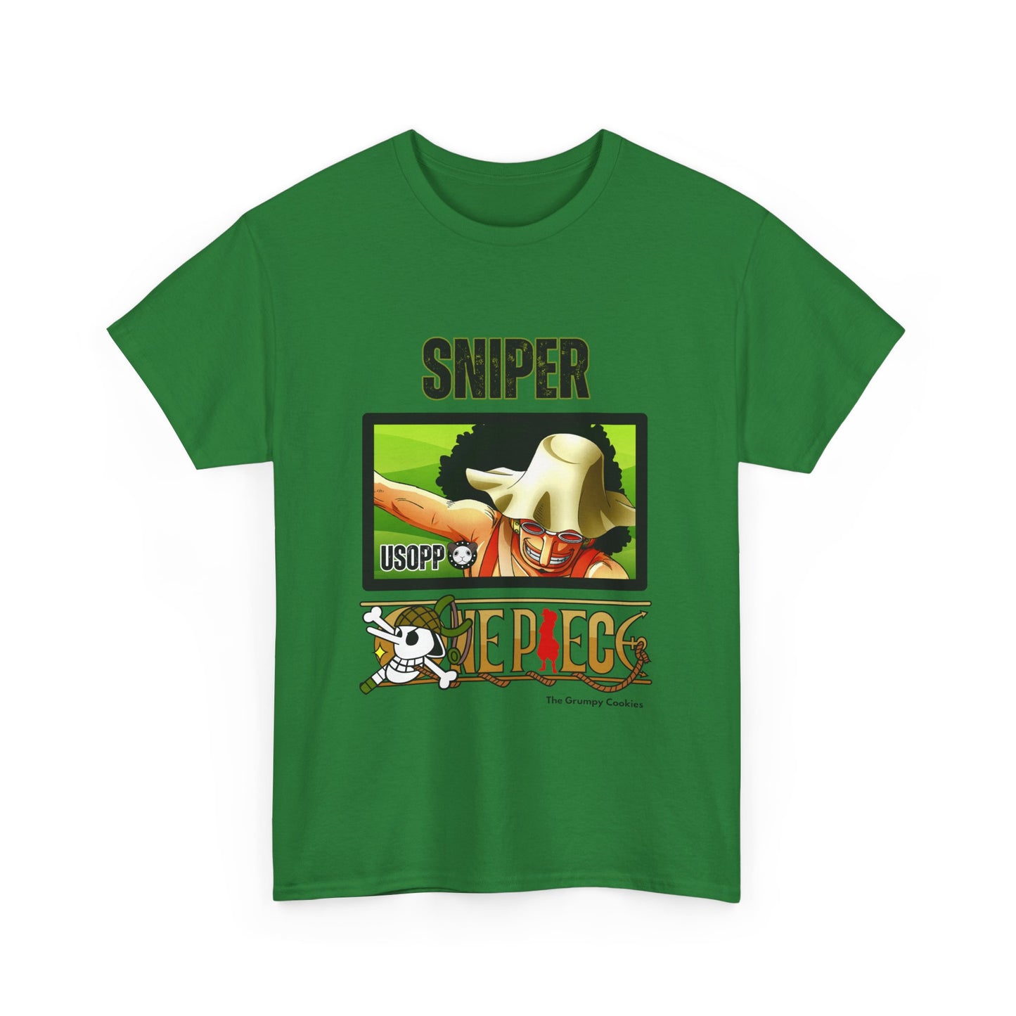 One Piece - Sniper Usopp Unisex Heavy Cotton Tee