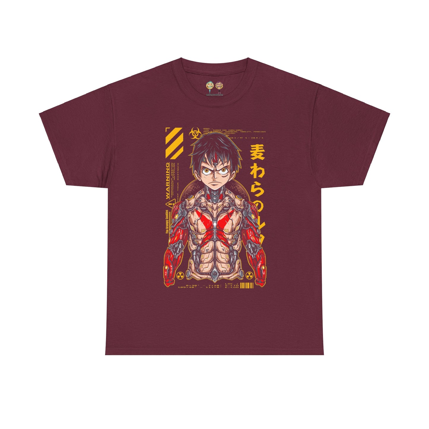 One Piece - Mecha Luffy Print Unisex Heavy Cotton Tee