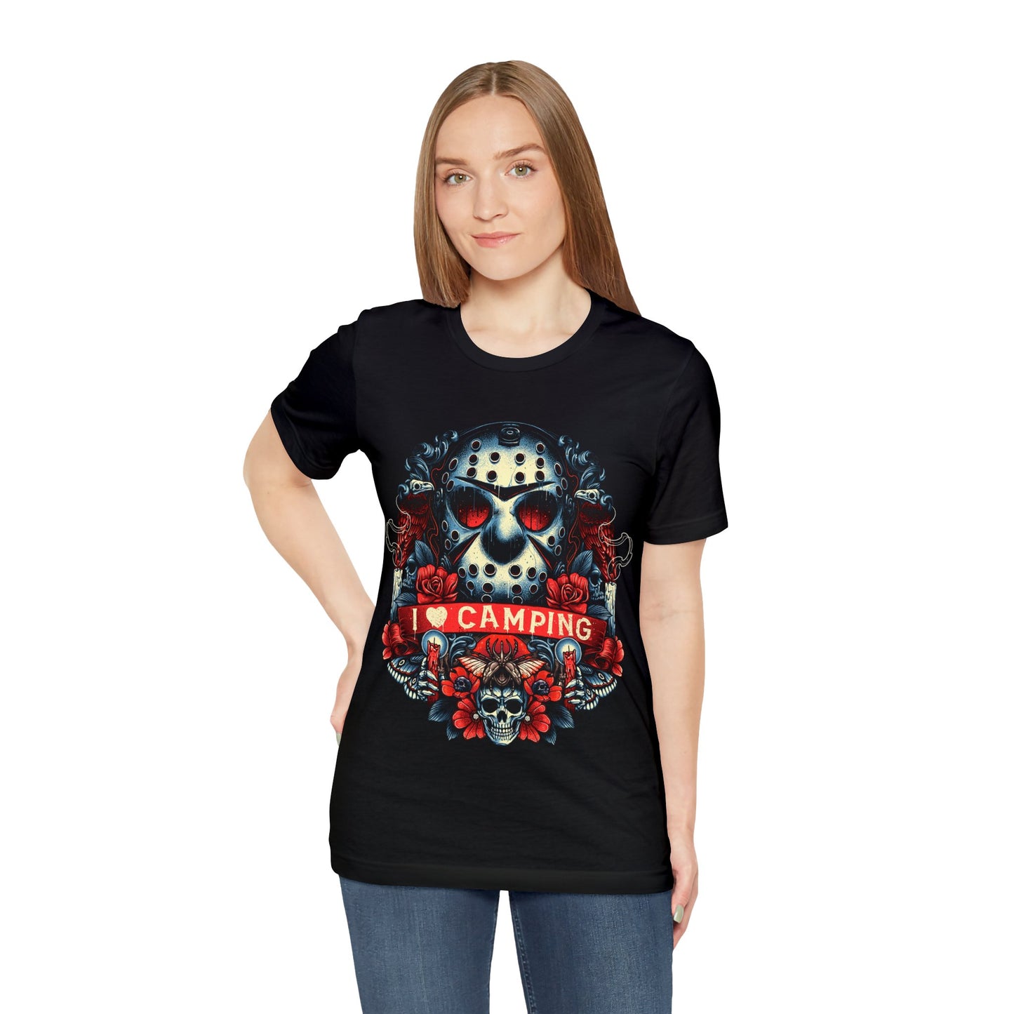 Friday the 13th - I Heart Camping Short Sleeve Tee