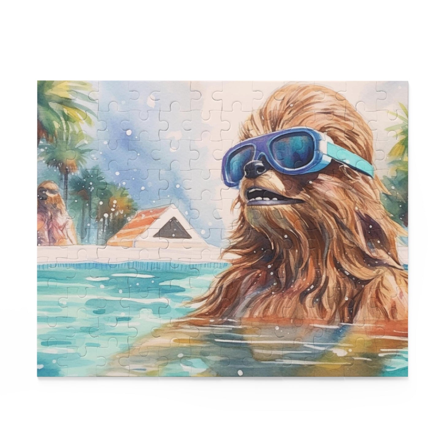 Star Wars - Chewbacca at the Pool Party Puzzle (120, 252, 500-Piece)
