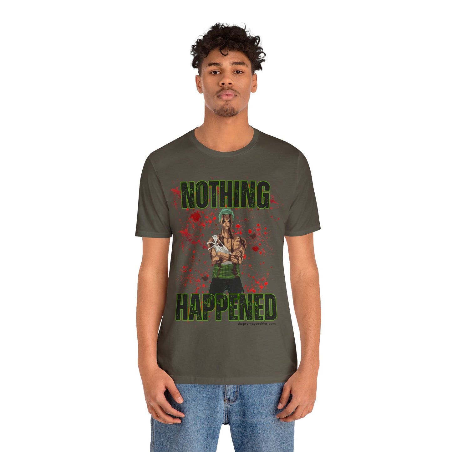 One Piece - Nothing Happened Unisex Jersey Short Sleeve Tee