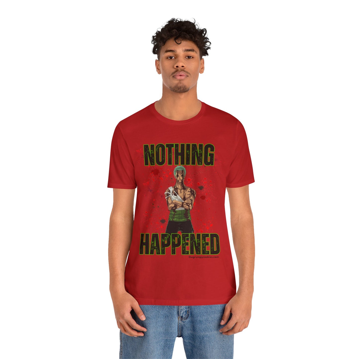One Piece - Nothing Happened Unisex Jersey Short Sleeve Tee
