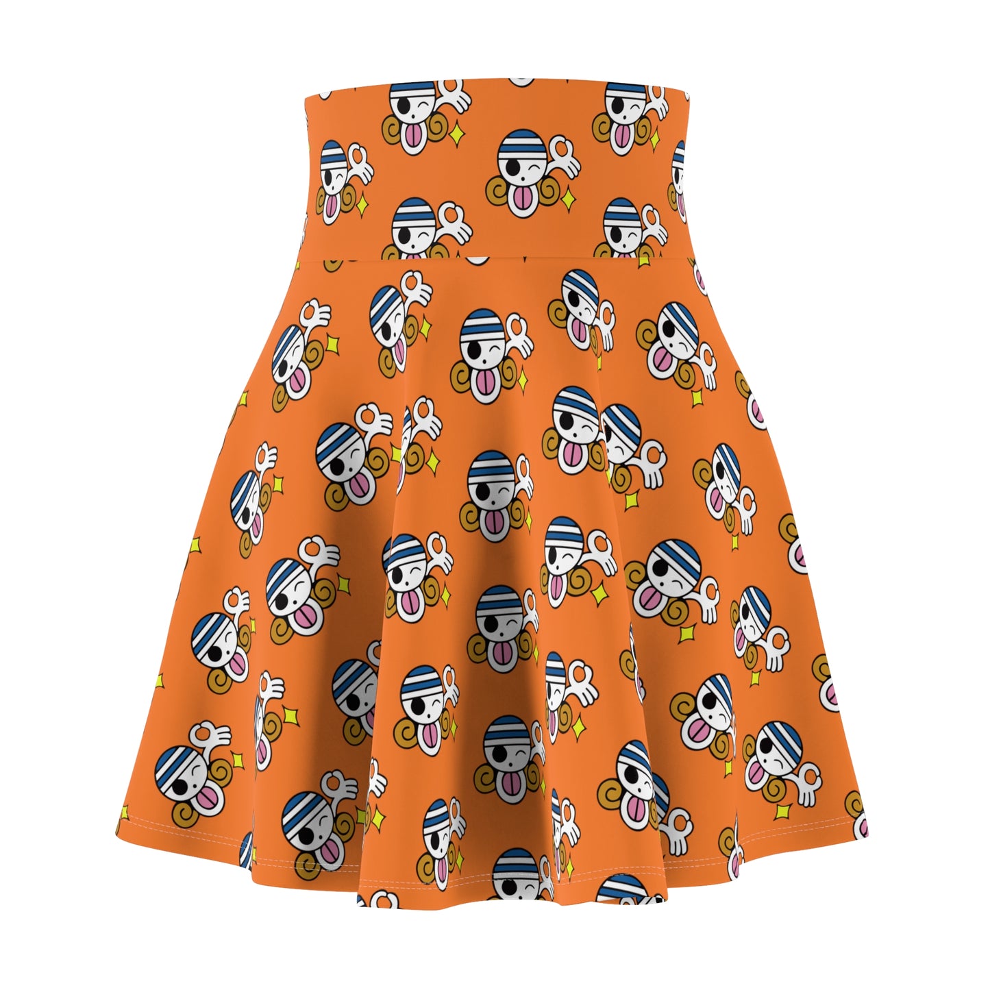 One Piece - Nami's Jolly Roger Women's Skater Blue Skirt