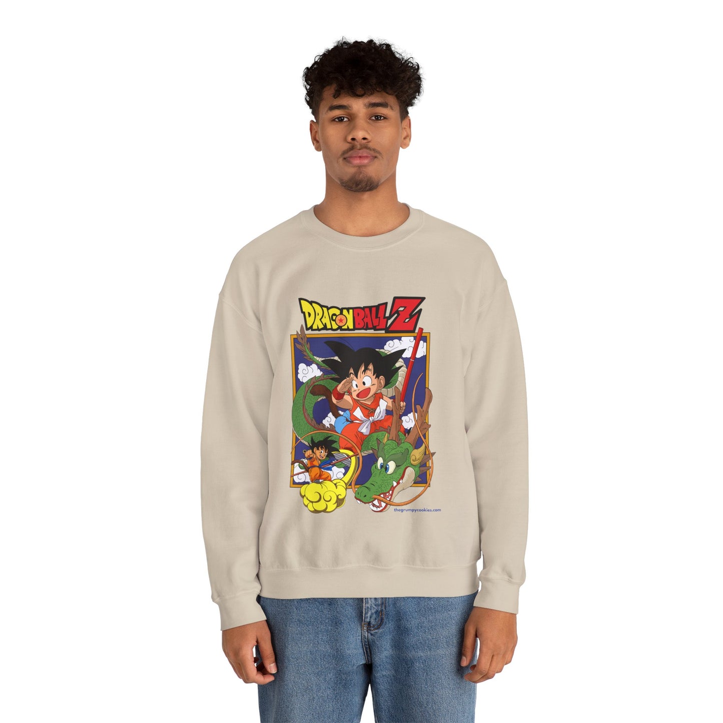 Dragon Ball - Old School DBZ Unisex Heavy Blend™ Crewneck Sweatshirt