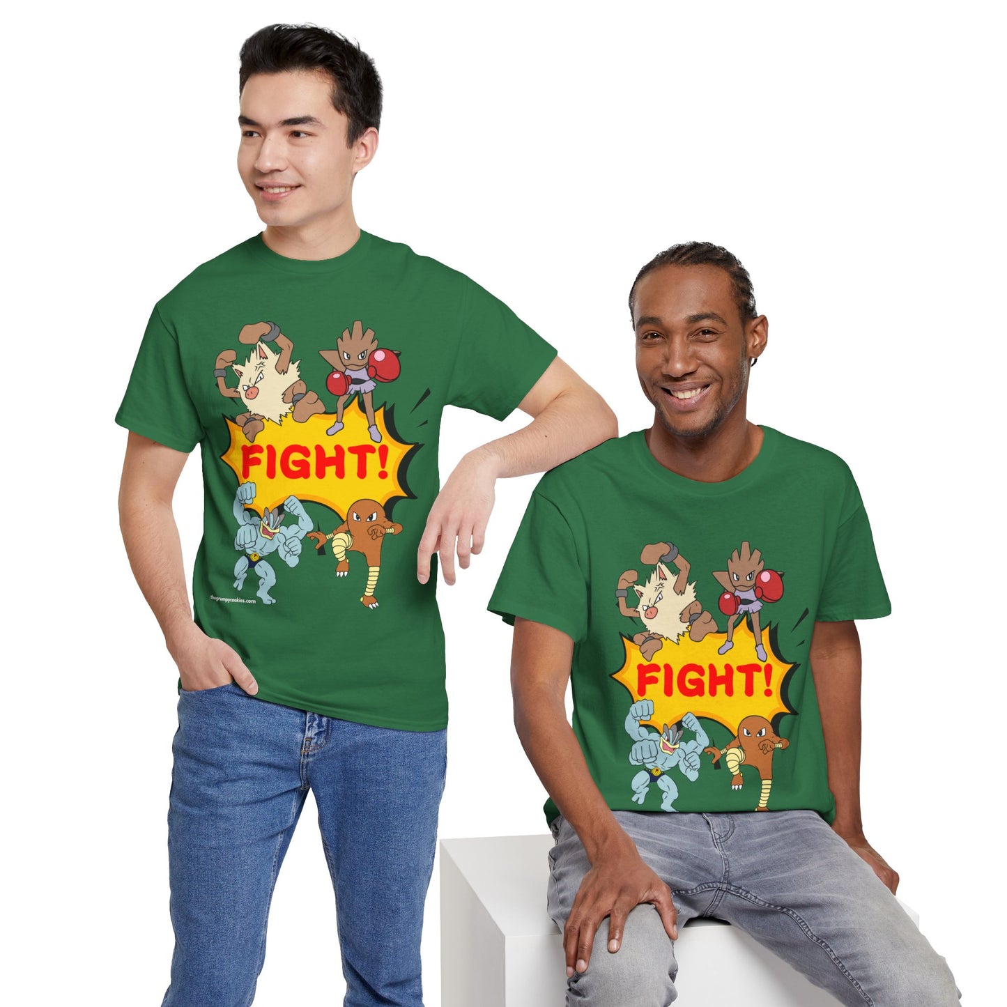 Pokemon - Fight Club Unisex Heavy Cotton Tee