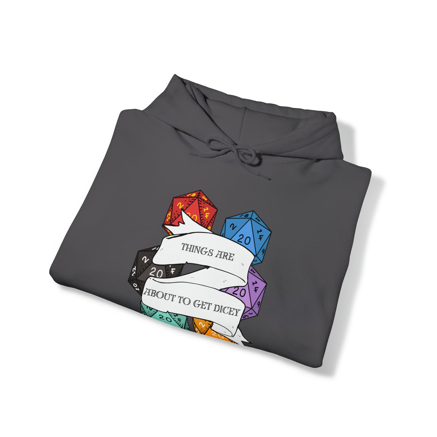 Dungeons & Dragons - Dicey Unisex Heavy Blend™ Hooded Sweatshirt