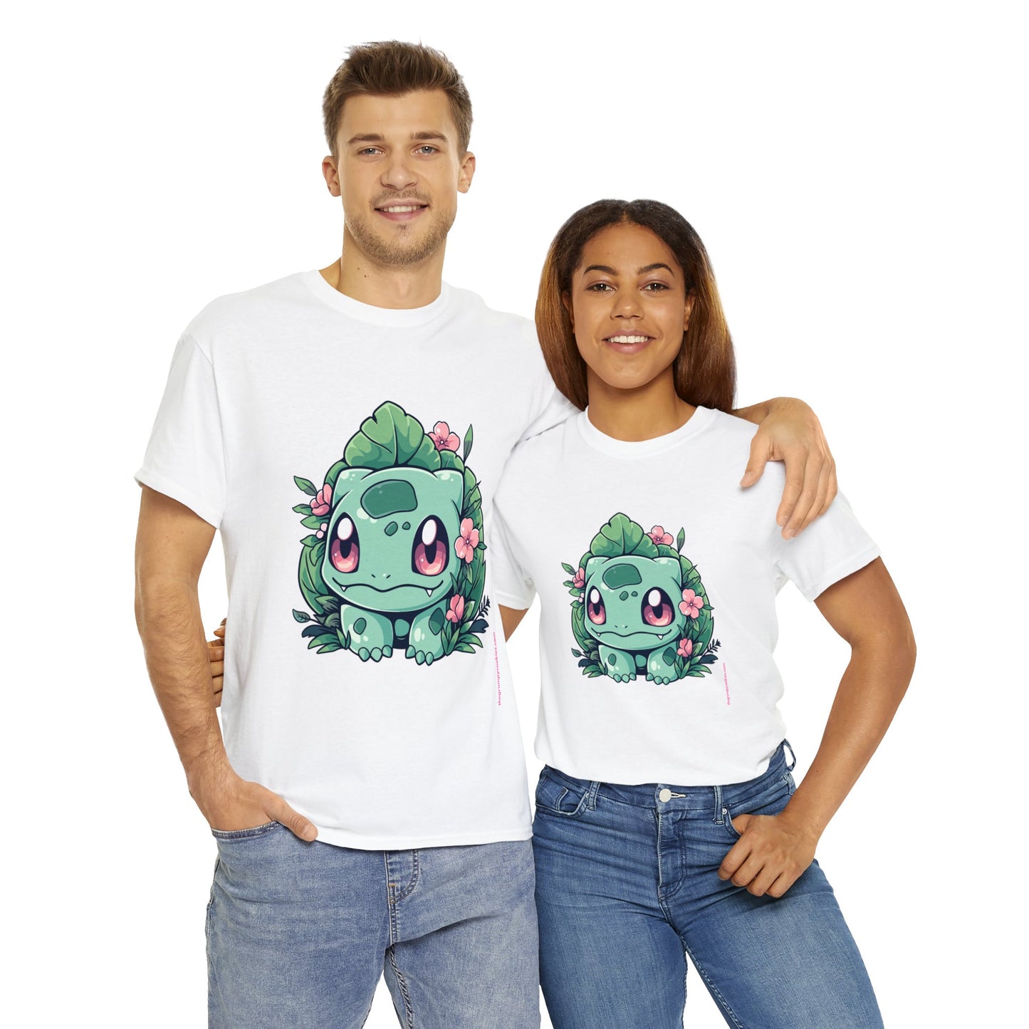 Pokemon - Flowering Bulba Unisex Heavy Cotton Tee