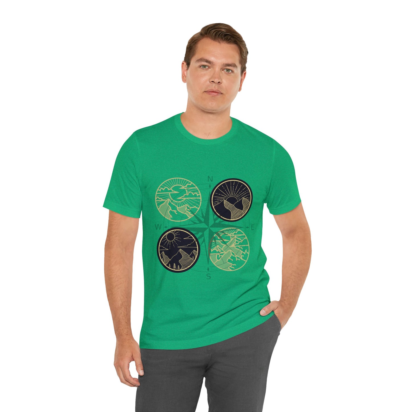 The Grumpy Cookies - Compass Short Sleeve Tee