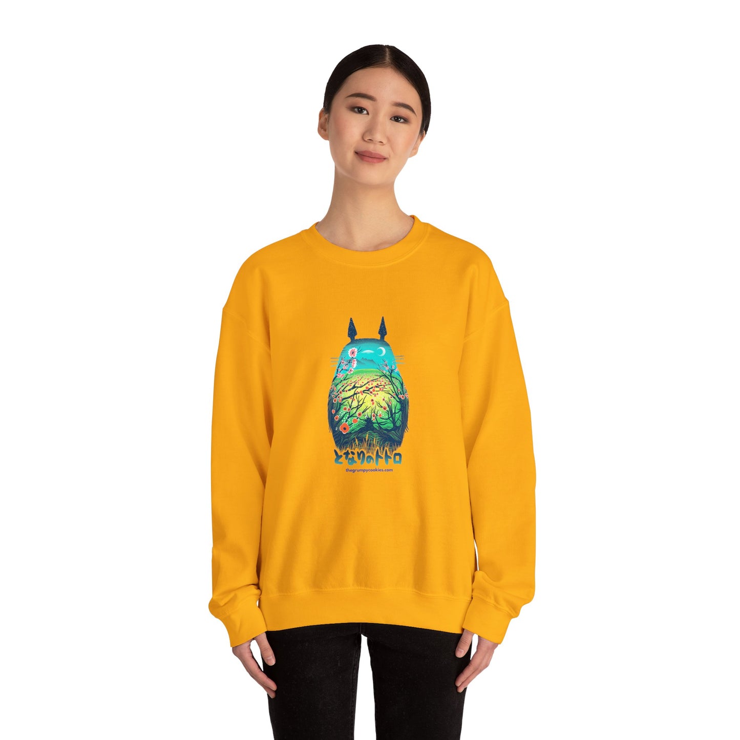 Studio Ghibli - My Neighbor Totoro - Totoro Garden Unisex Heavy Blend™ Crewneck Sweatshirt