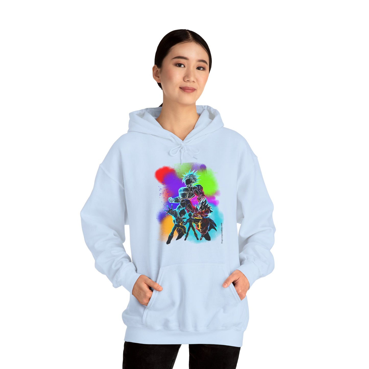 Dragon Ball - Technicolor Unisex Heavy Blend™ Hooded Sweatshirt