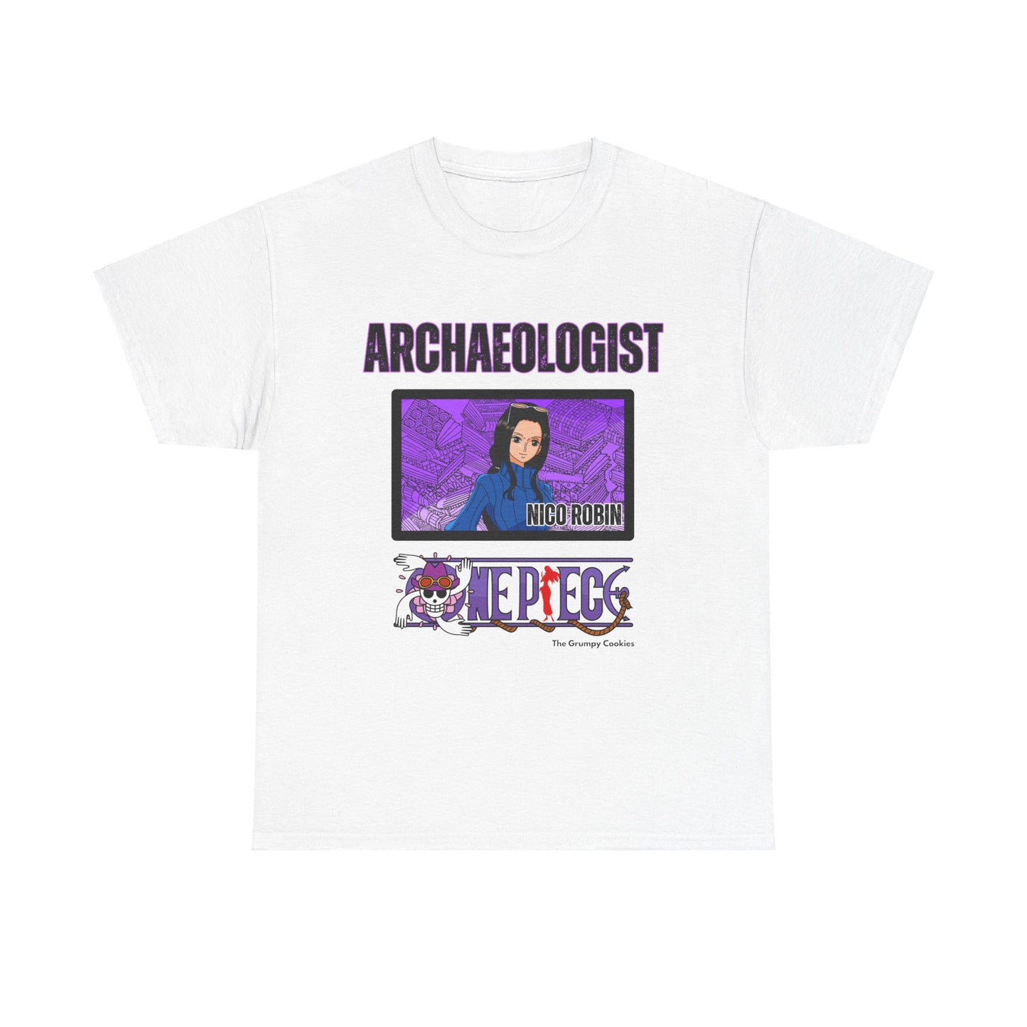 One Piece - Archaeologist Robin Unisex Heavy Cotton Tee