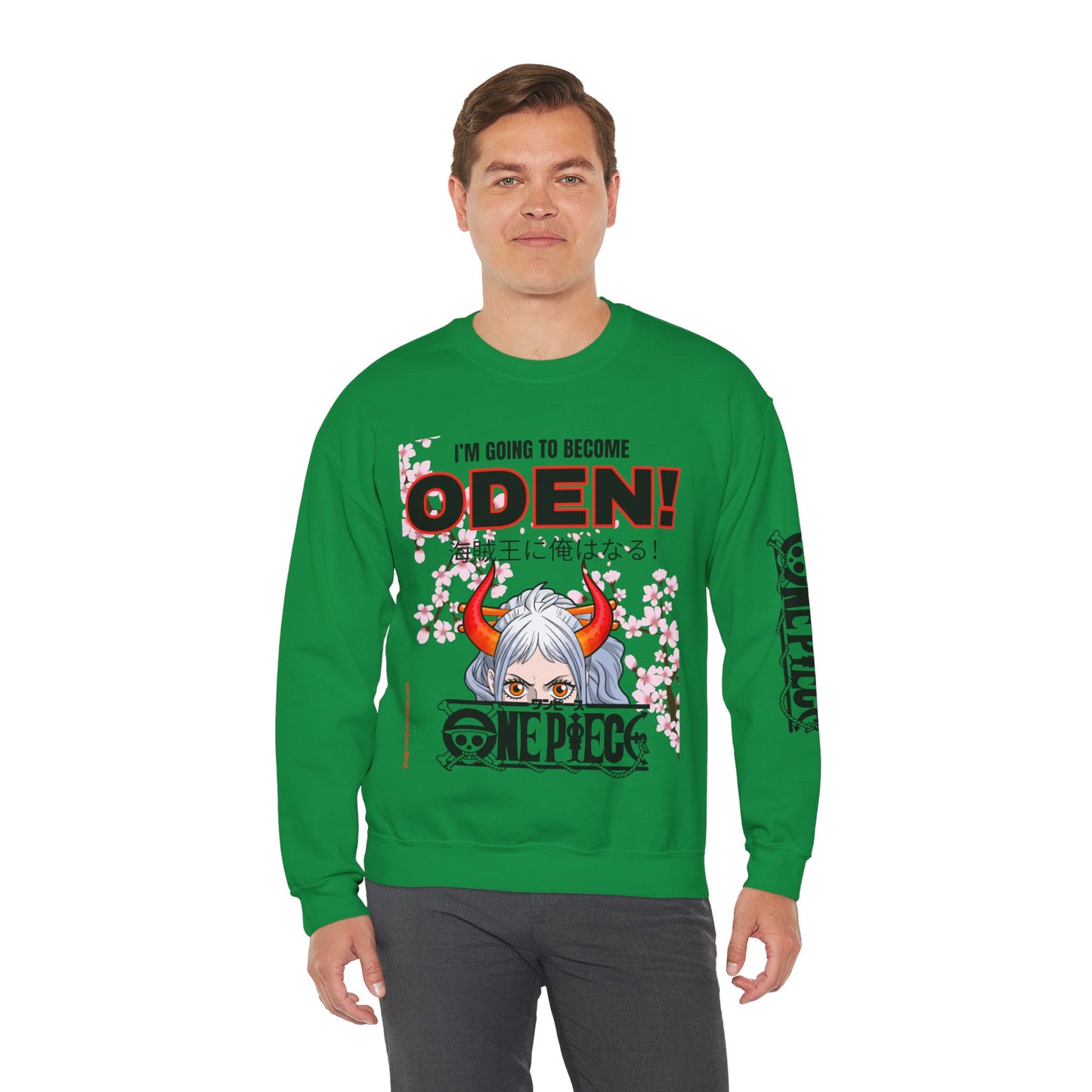 One Piece - I Will Be Oden Unisex Heavy Blend™ Crewneck Sweatshirt
