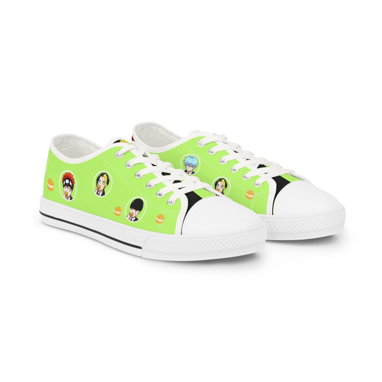 Mashle - 3 Outta 4 Ain't Bad Men's Green & Black Low Top Sneakers