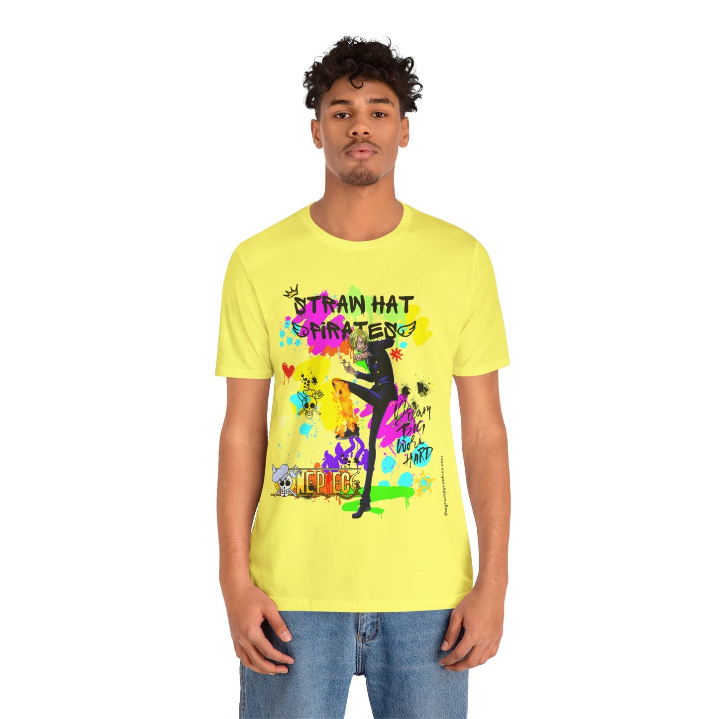 One Piece - Graffiti Sanji Unisex Jersey Short Sleeve Tee