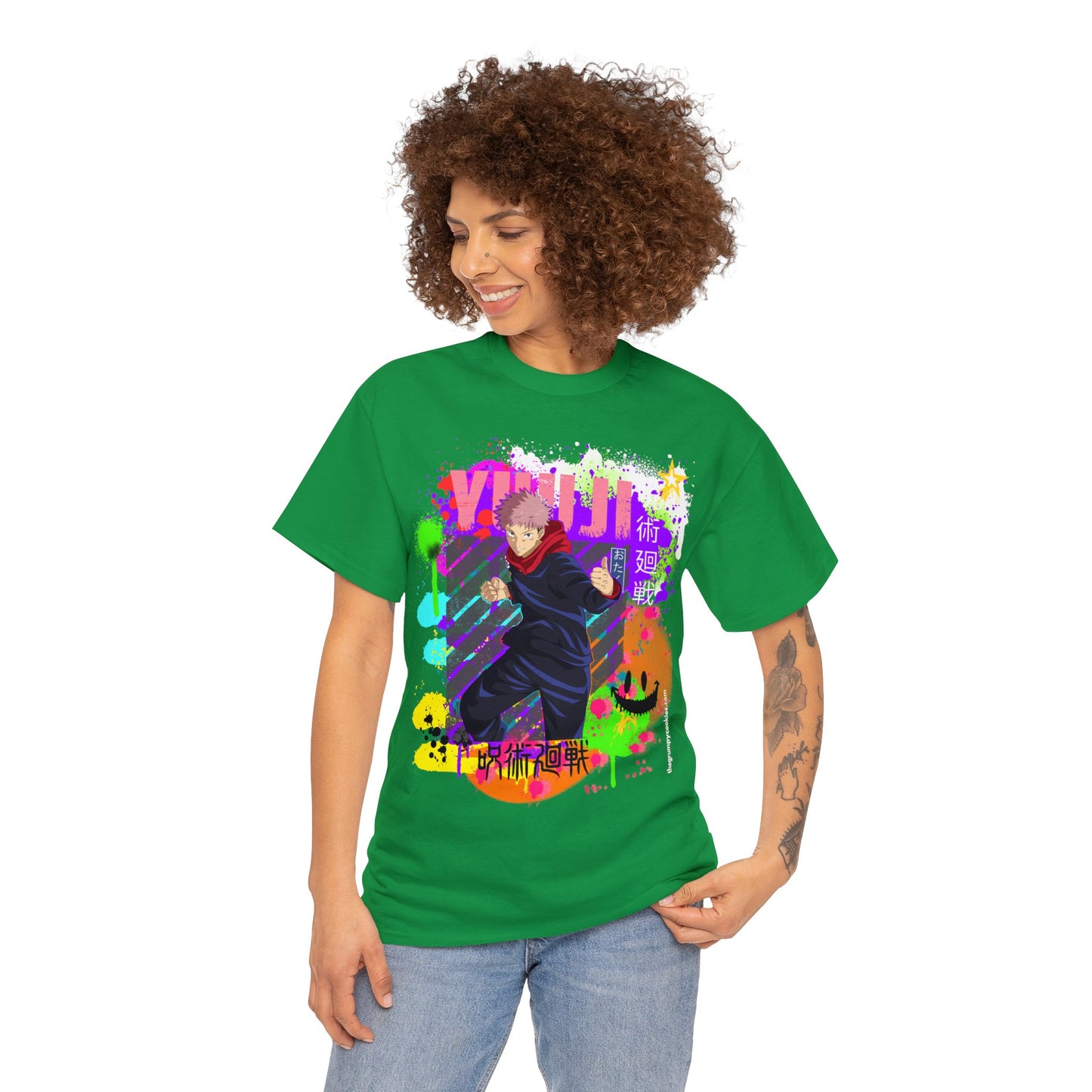Jujutsu Kaisen - Yuji Says Bring It Unisex Heavy Cotton Tee