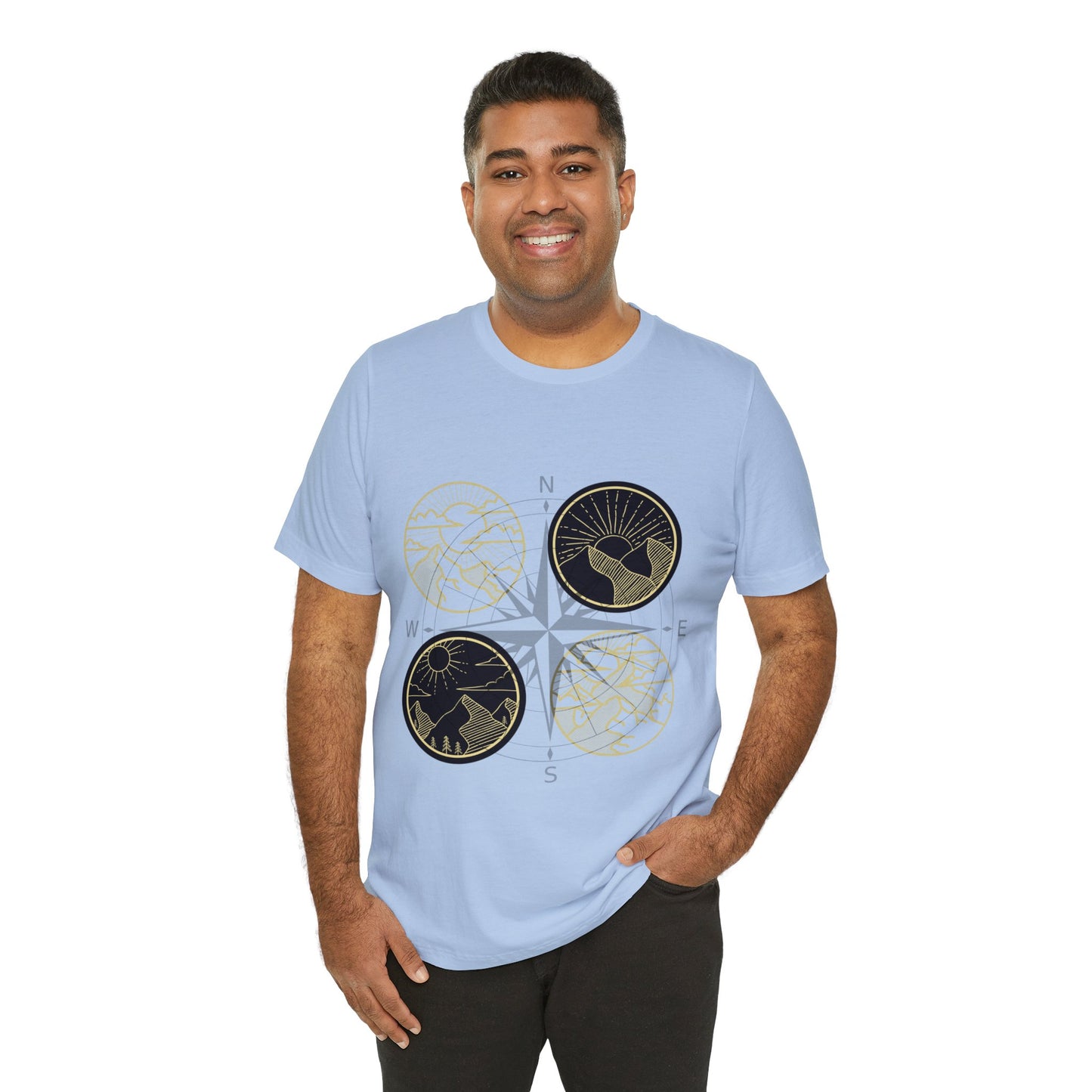 The Grumpy Cookies - Compass Short Sleeve Tee