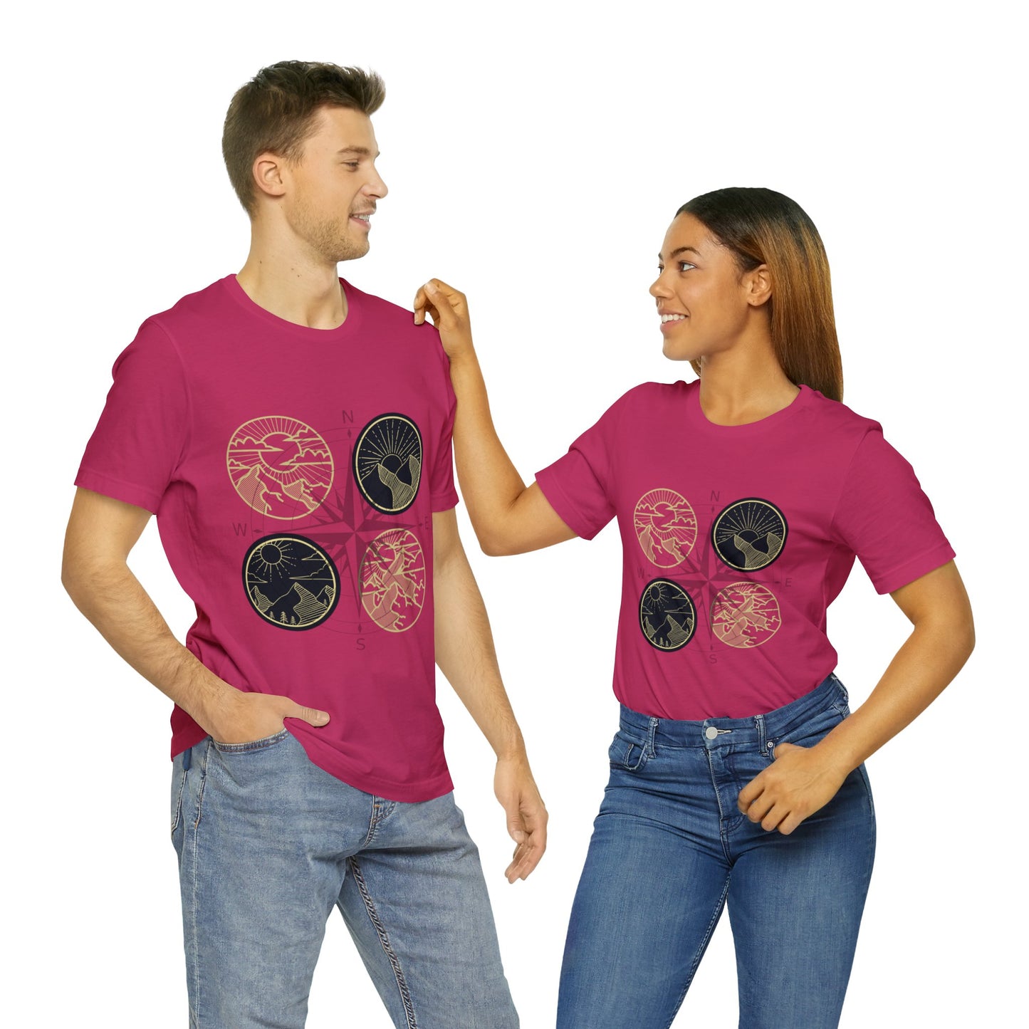 The Grumpy Cookies - Compass Short Sleeve Tee