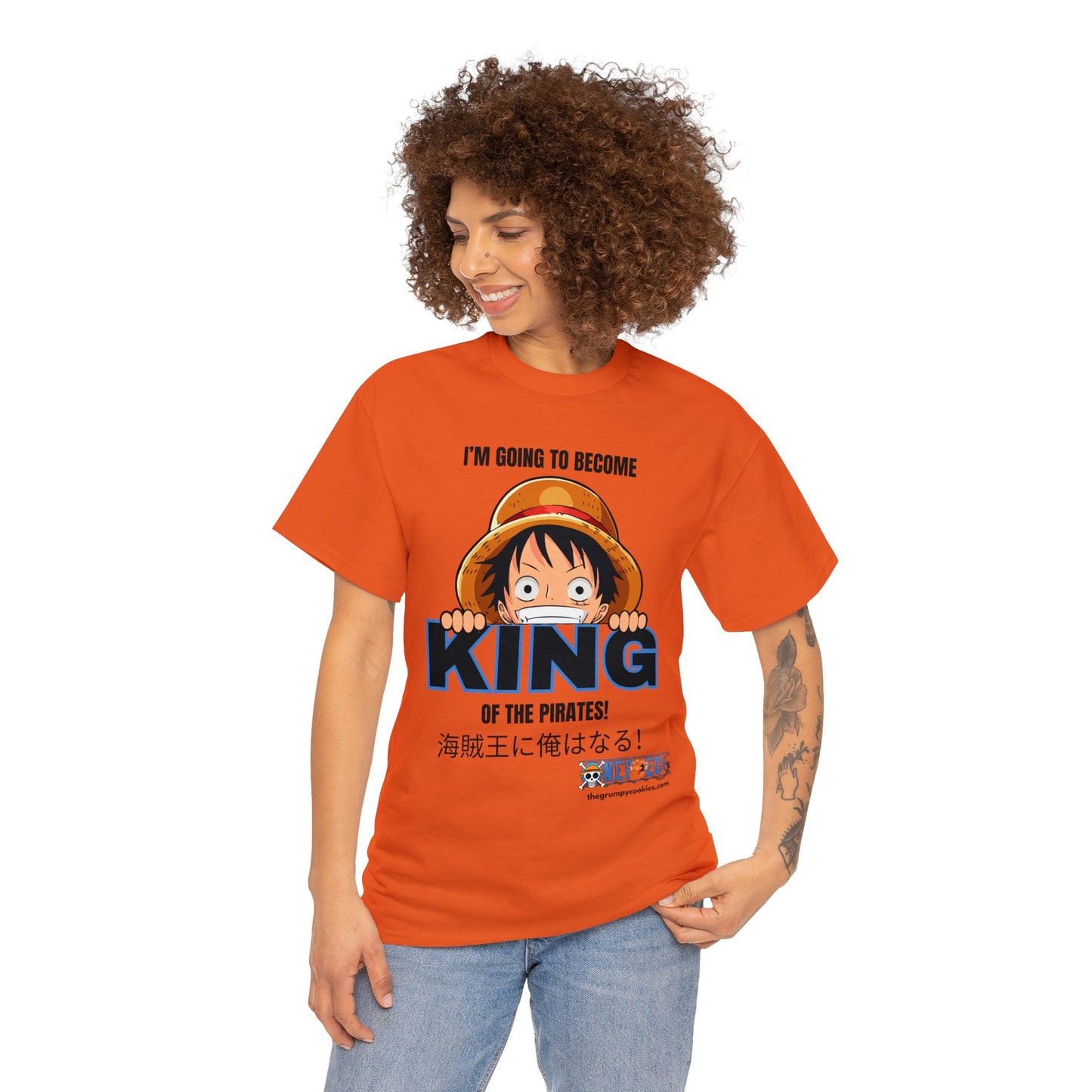 One Piece - King of the Pirates Unisex Heavy Cotton Tee