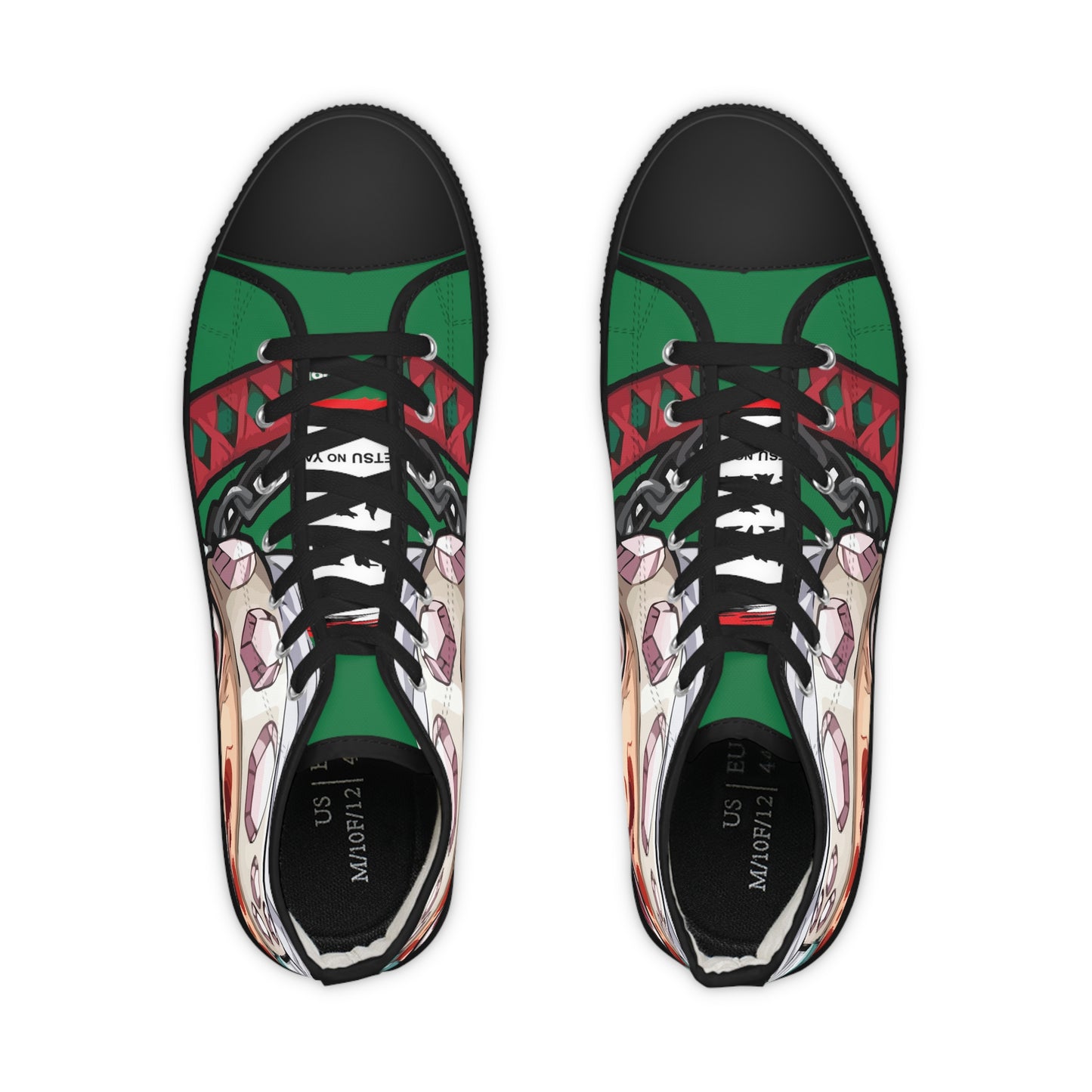 Demon Slayer - Flashy Tengen Men's High Top Green Sneakers