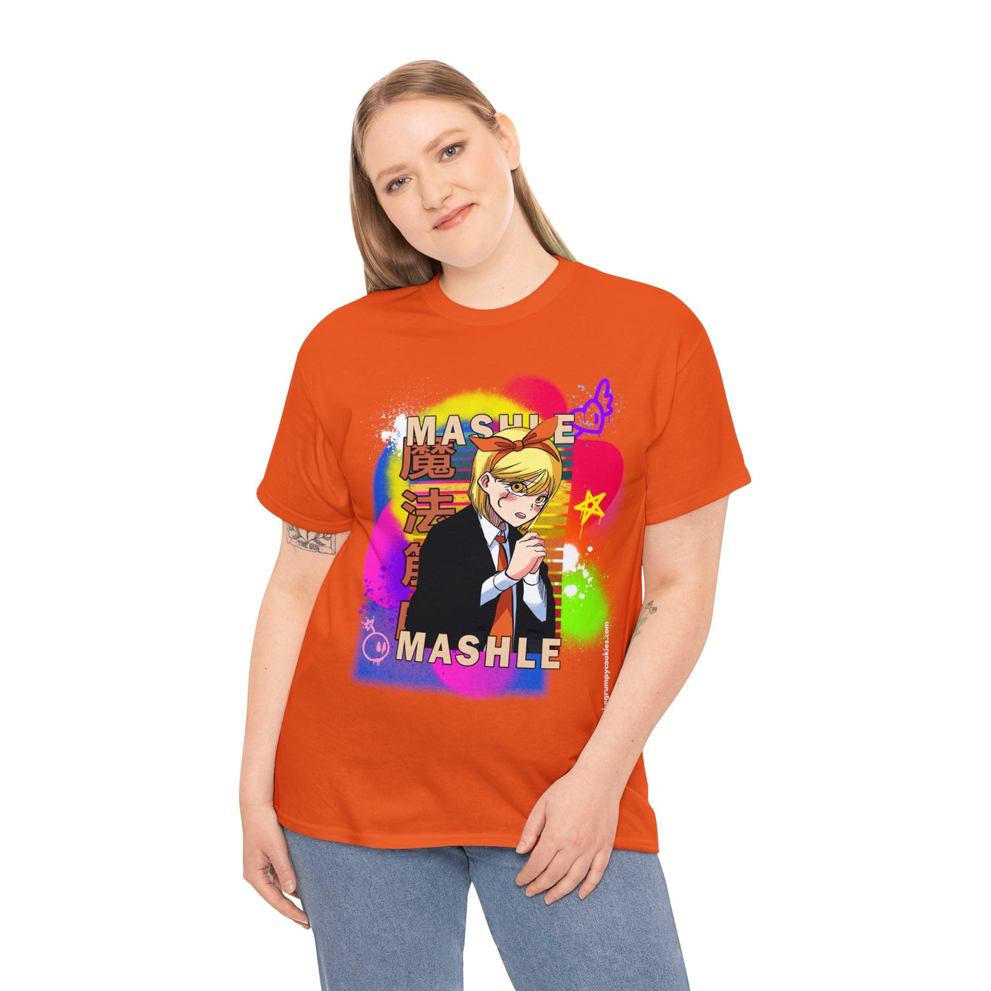 Mashle - Lemon Irvine Graffiti Unisex Heavy Cotton Tee