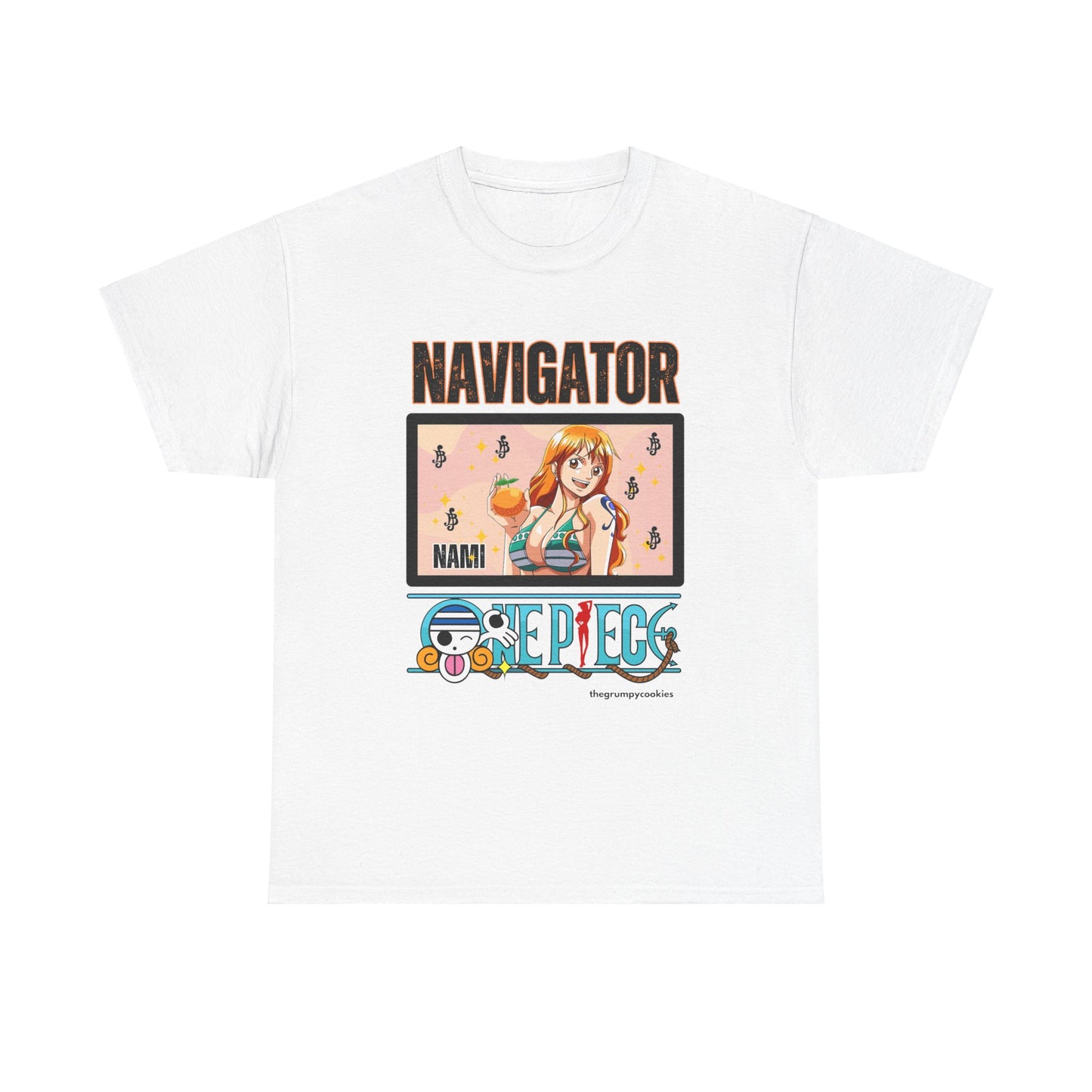 One Piece - Navigator Nami Unisex Heavy Cotton Tee