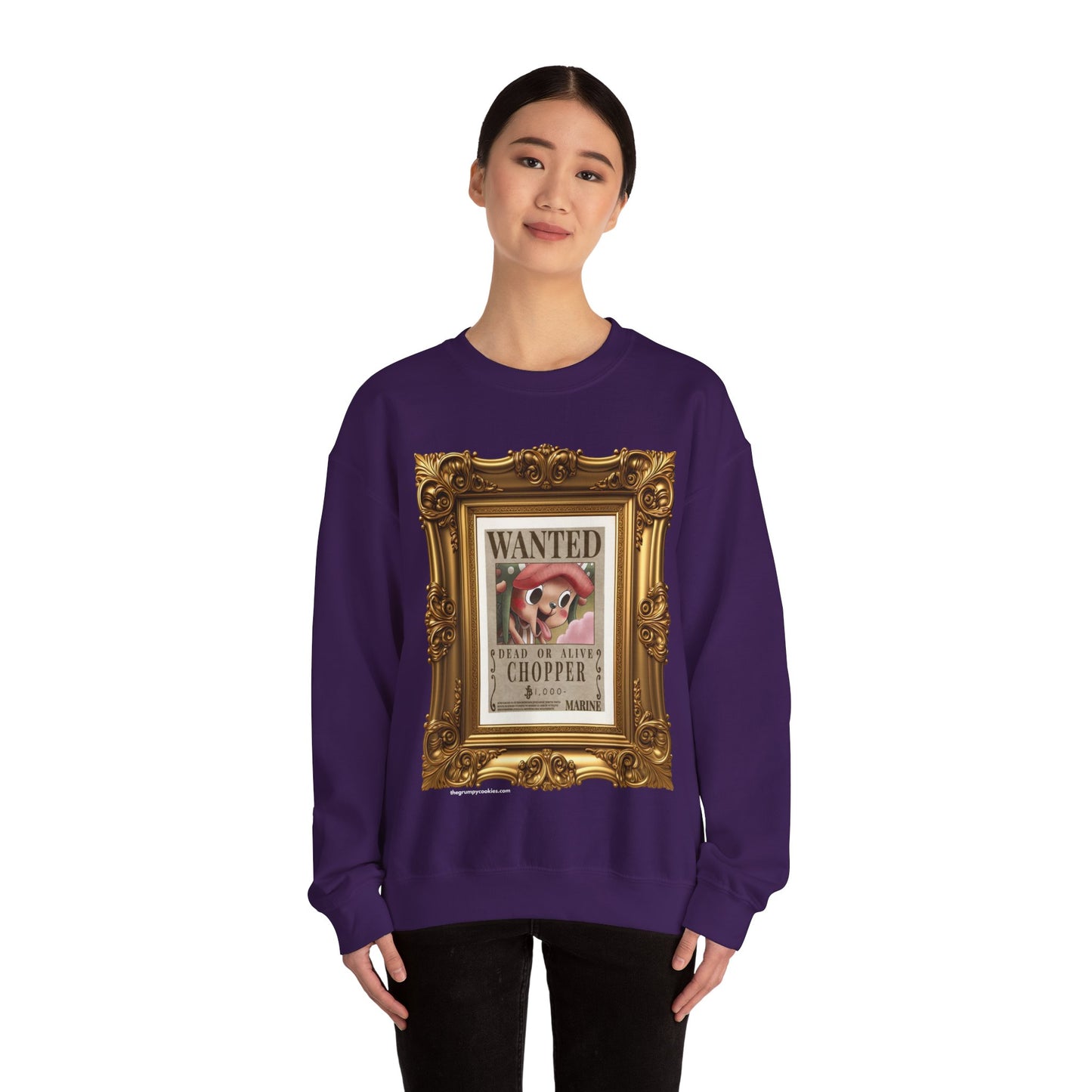 One Piece - Fine Art Chopper Unisex Heavy Blend™ Crewneck Sweatshirt