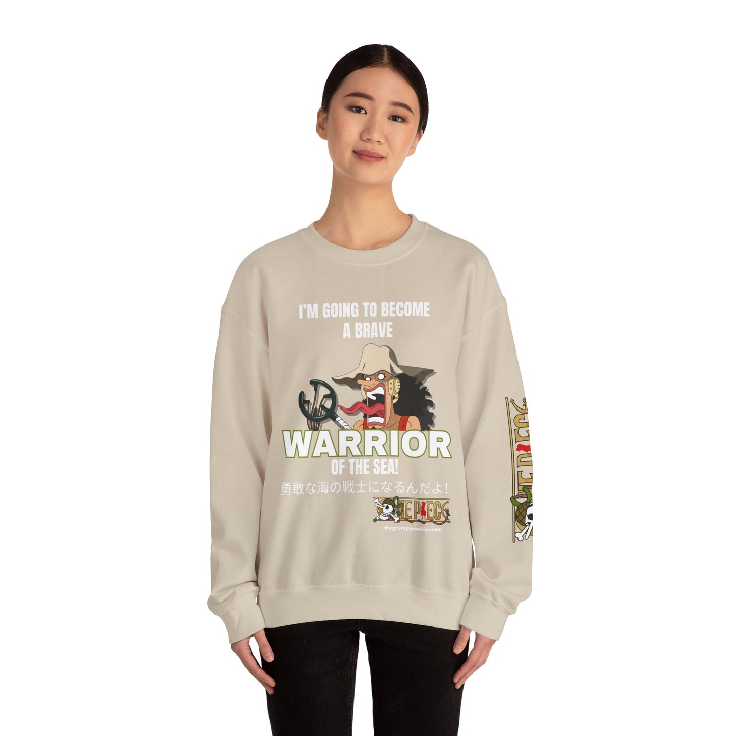 One Piece - Brave-ish Warrior of the Sea Unisex Heavy Blend™ Crewneck Sweatshirt