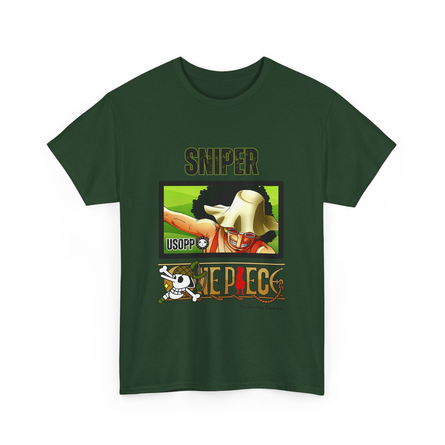 One Piece - Sniper Usopp Unisex Heavy Cotton Tee