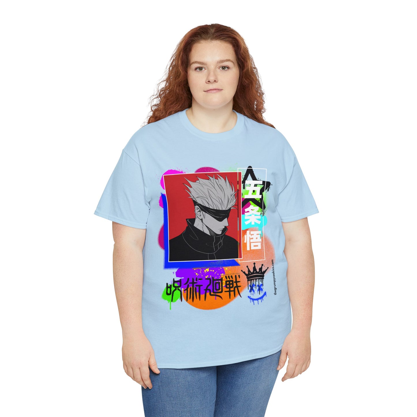 Jujutsu Kaisen - Emo Gojo Unisex Heavy Cotton Tee