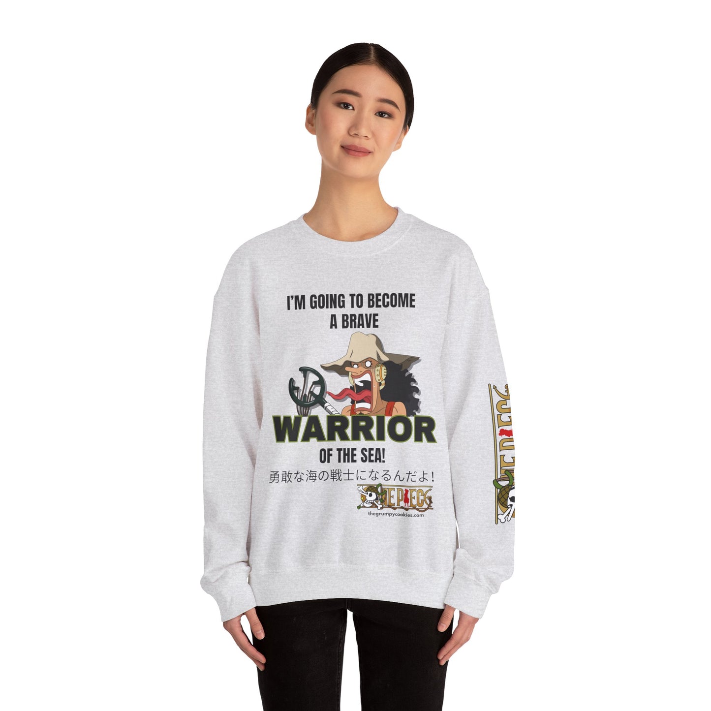 One Piece - Brave-ish Warrior of the Sea Unisex Heavy Blend™ Crewneck Sweatshirt