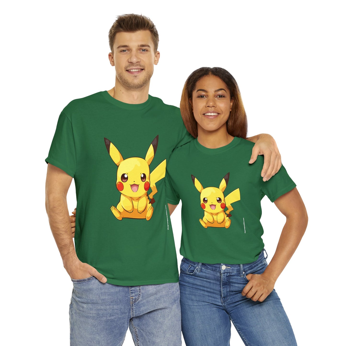 Pokemon - Pika P Unisex Heavy Cotton Tee