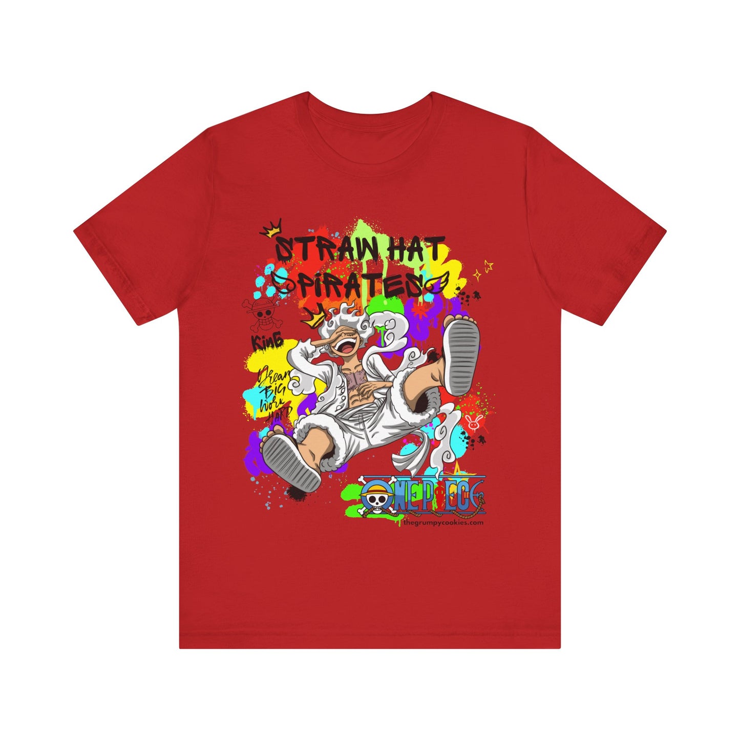One Piece - Graffiti Luffy Unisex Jersey Short Sleeve Tee