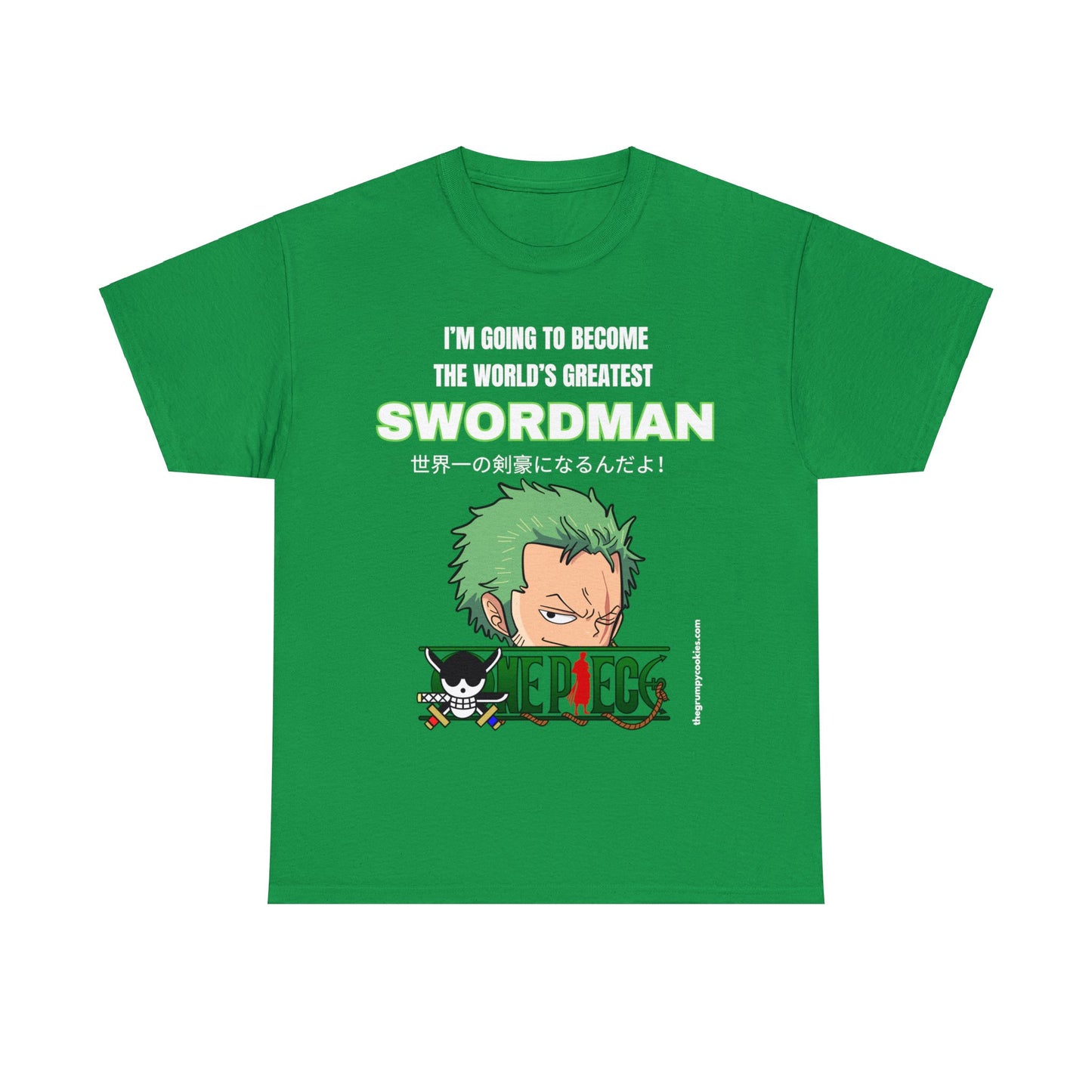 One Piece - World's Greatest Swordsman Unisex Heavy Cotton Tee
