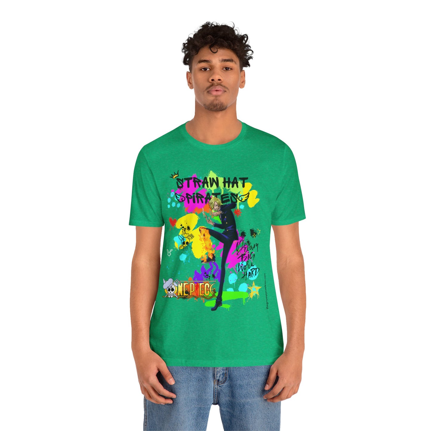 One Piece - Graffiti Sanji Unisex Jersey Short Sleeve Tee