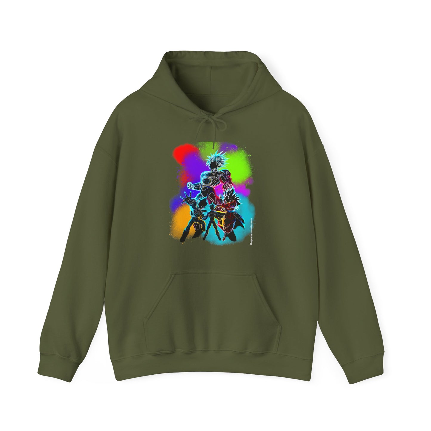 Dragon Ball - Technicolor Unisex Heavy Blend™ Hooded Sweatshirt