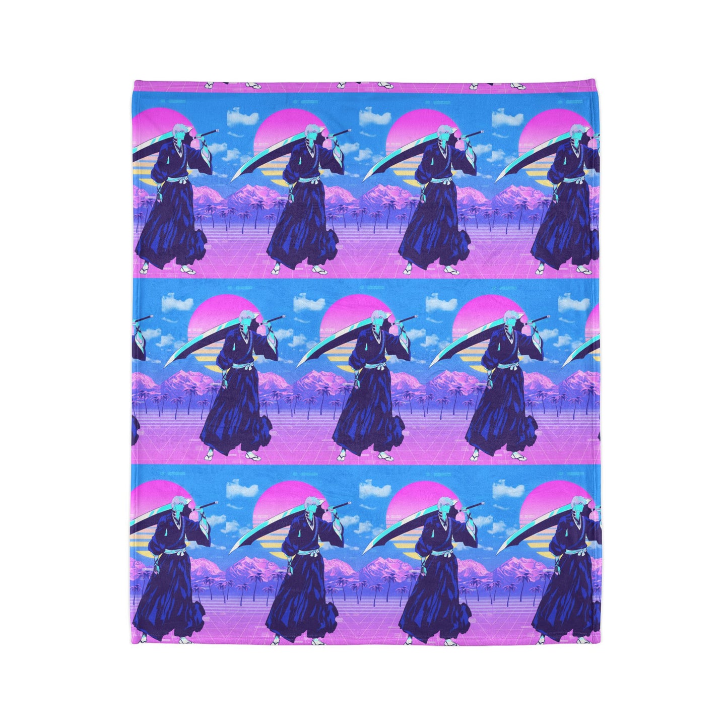 Bleach - Vaporwave Ichigo Polyester Blanket